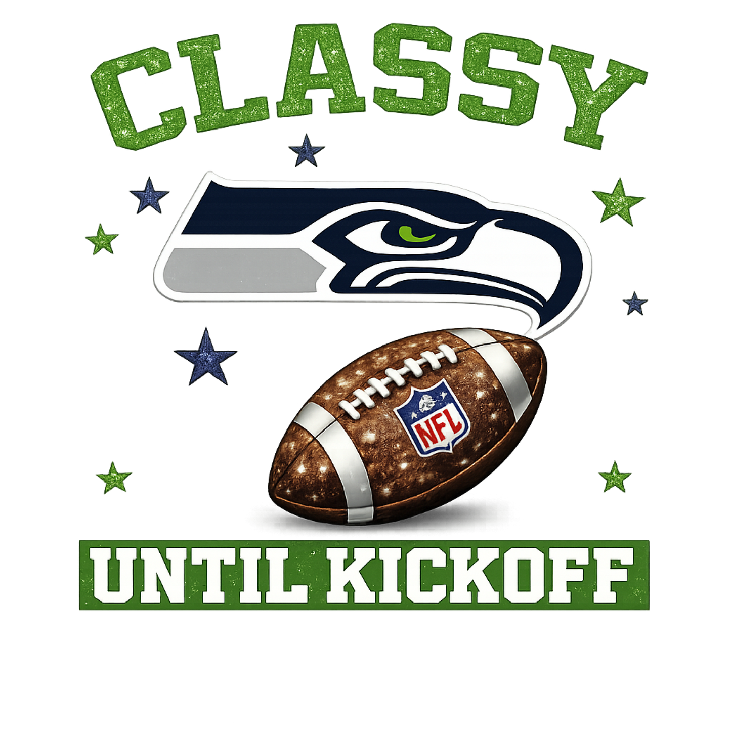 Classy Before Kickoff DTF Print
