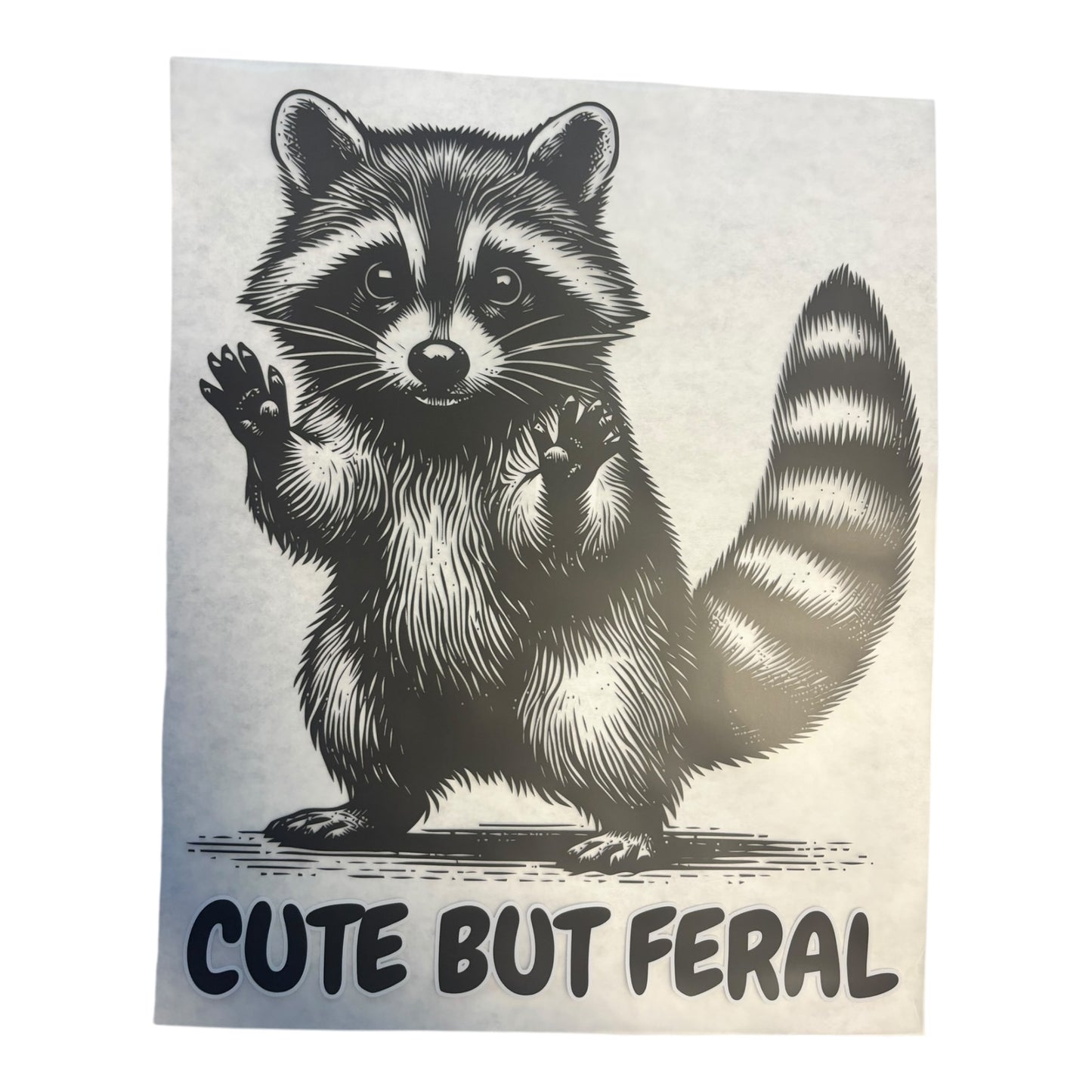 Cute But Feral DTF Image