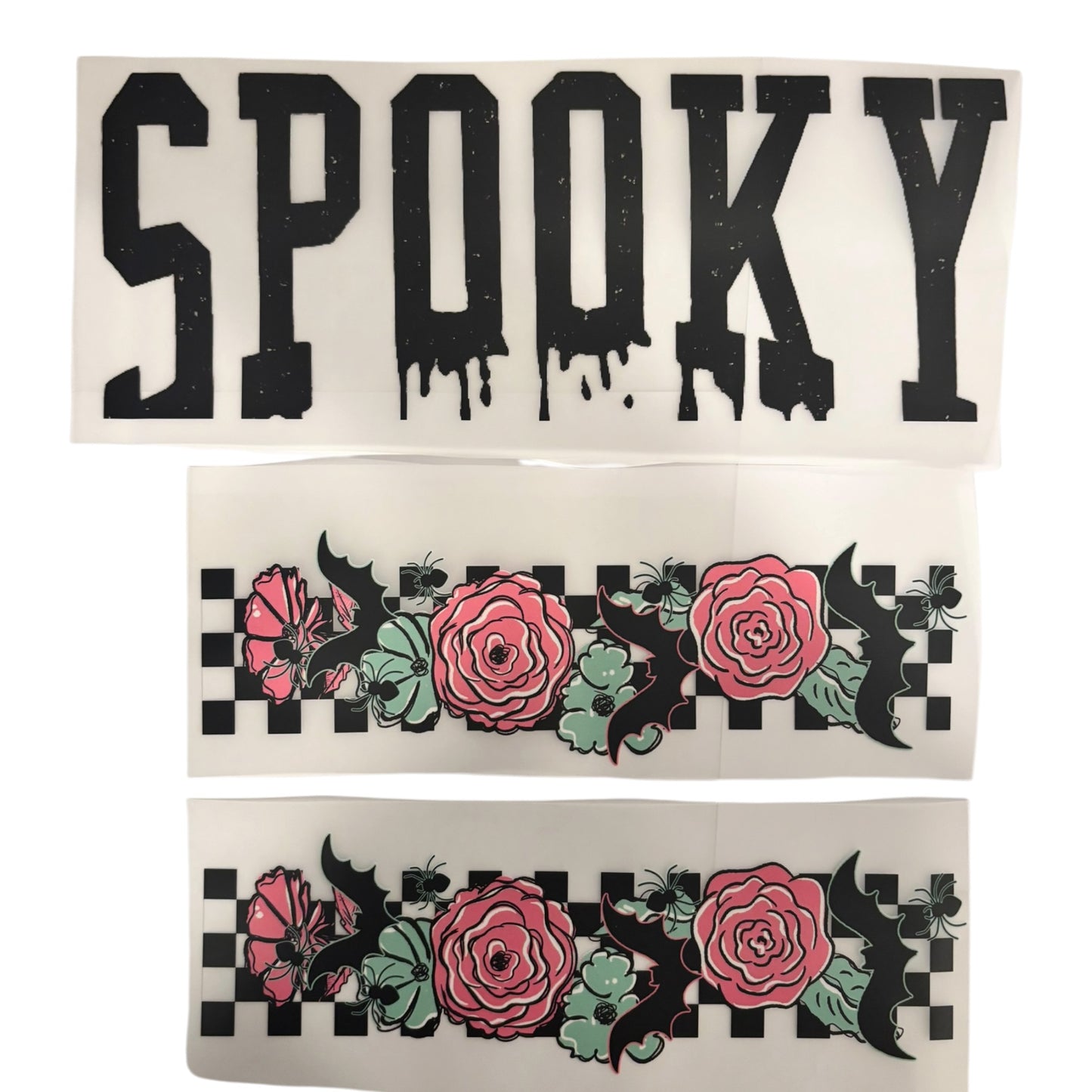 #120 Spooky Print with 2 Sleeve Prints