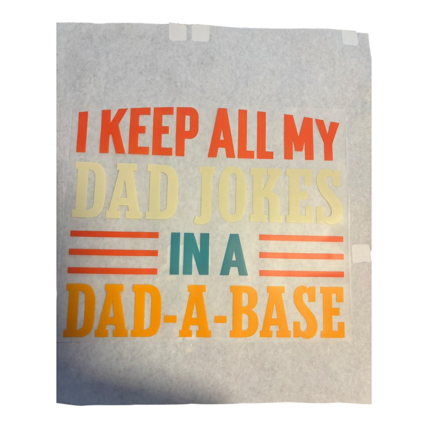 Dad Jokes DTF Print