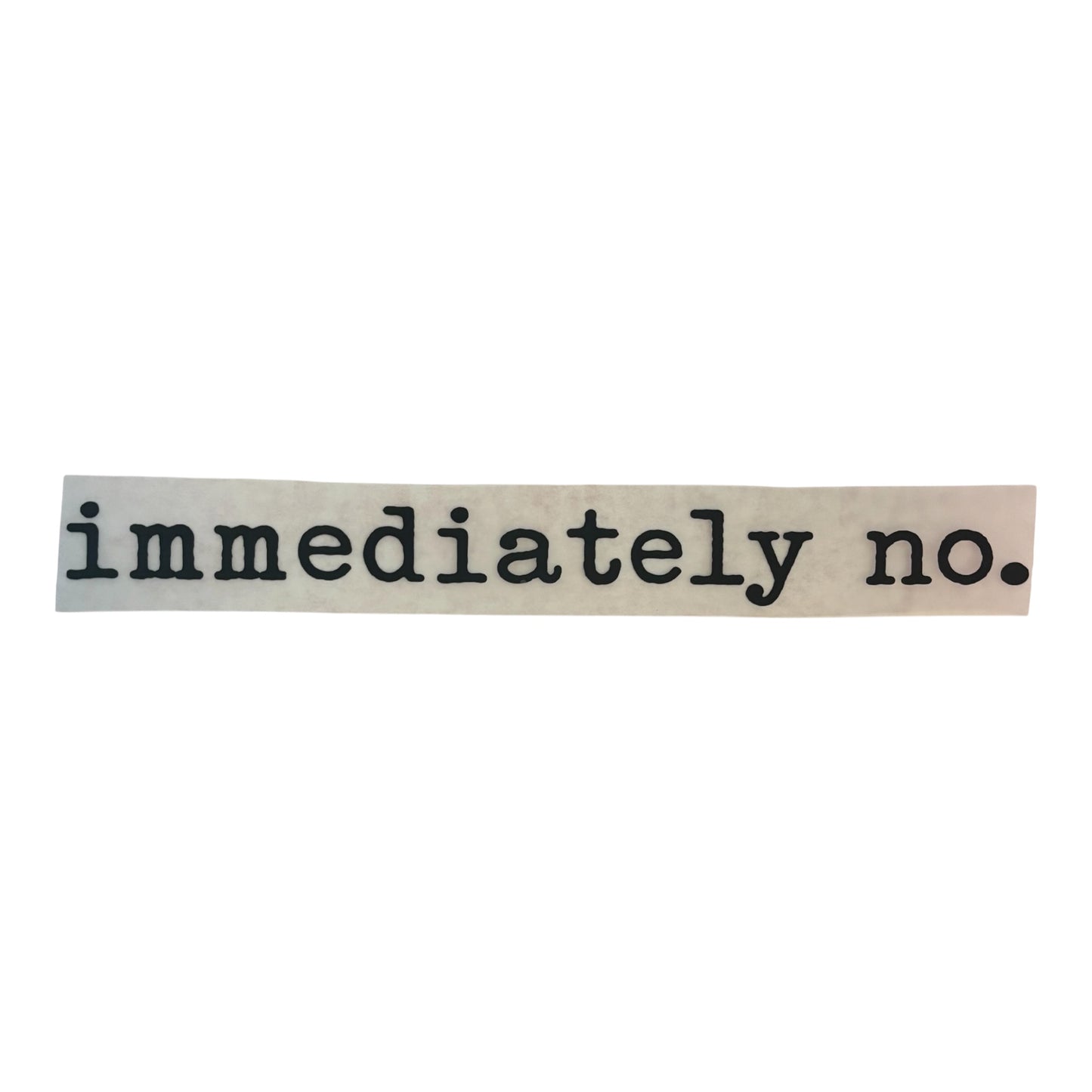#22 Immediately No.