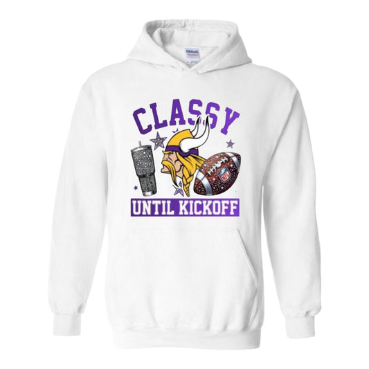 Classy Before Kickoff Football Unisex Hoodie