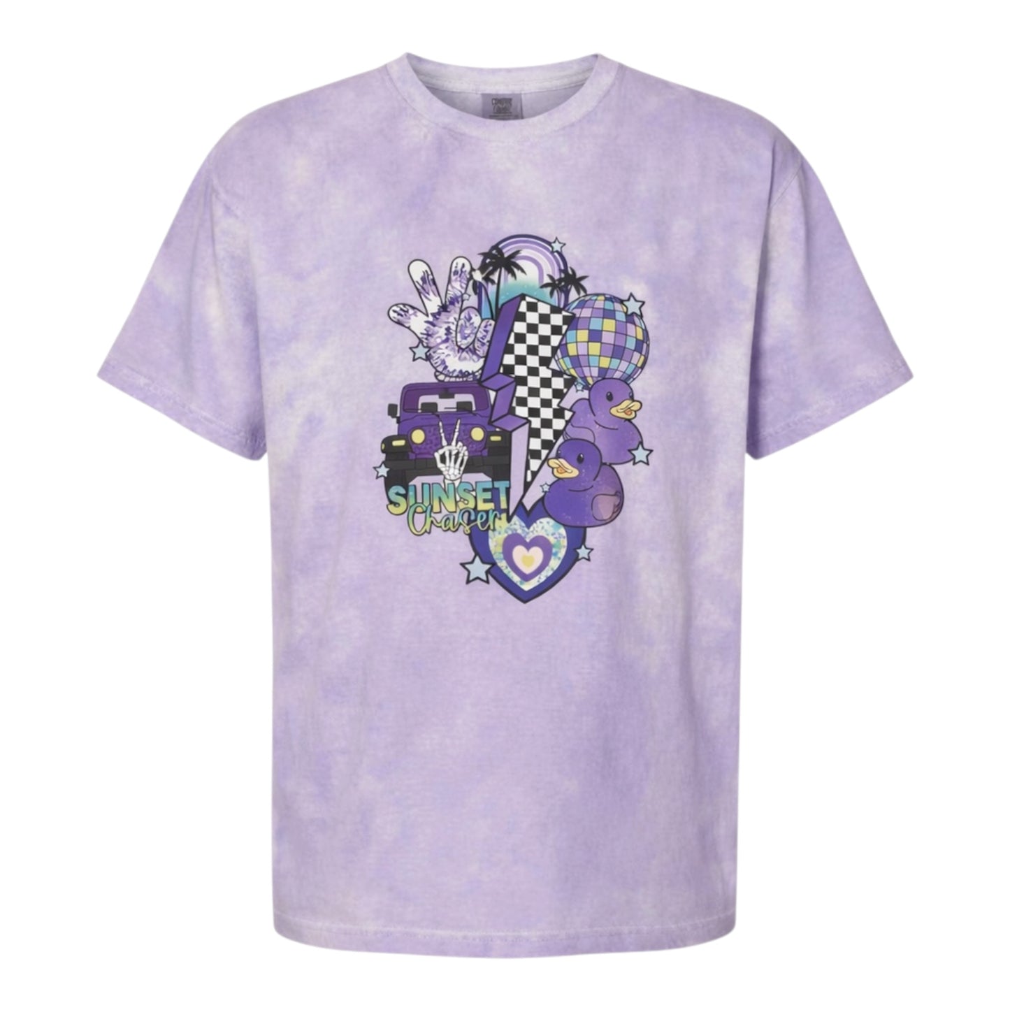 Jeep Girly Color Blast Comfort Colors Tee
