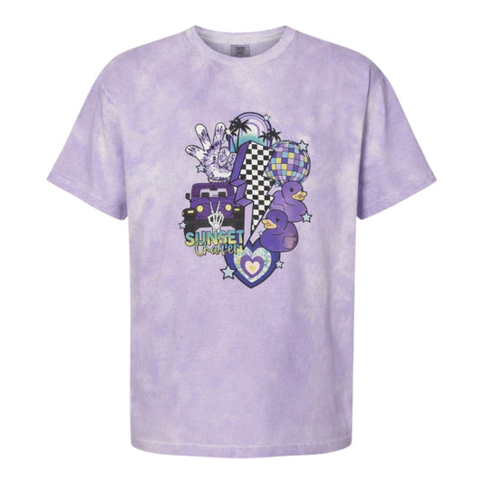Jeep Girly Color Blast Comfort Colors Tee