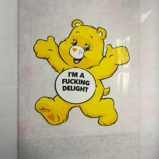 Swear Bear1  DTF Image