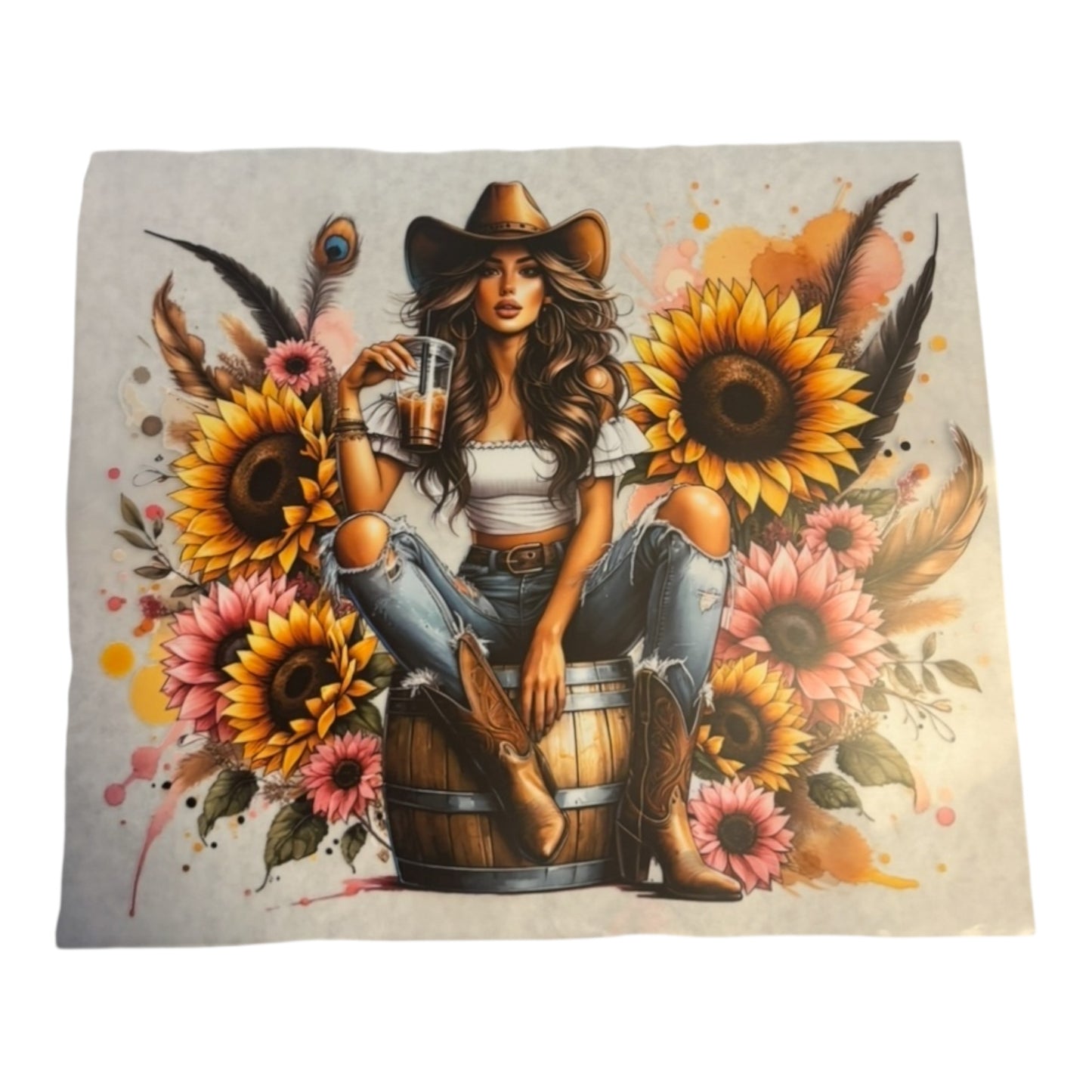 Cowgirl DTF Print