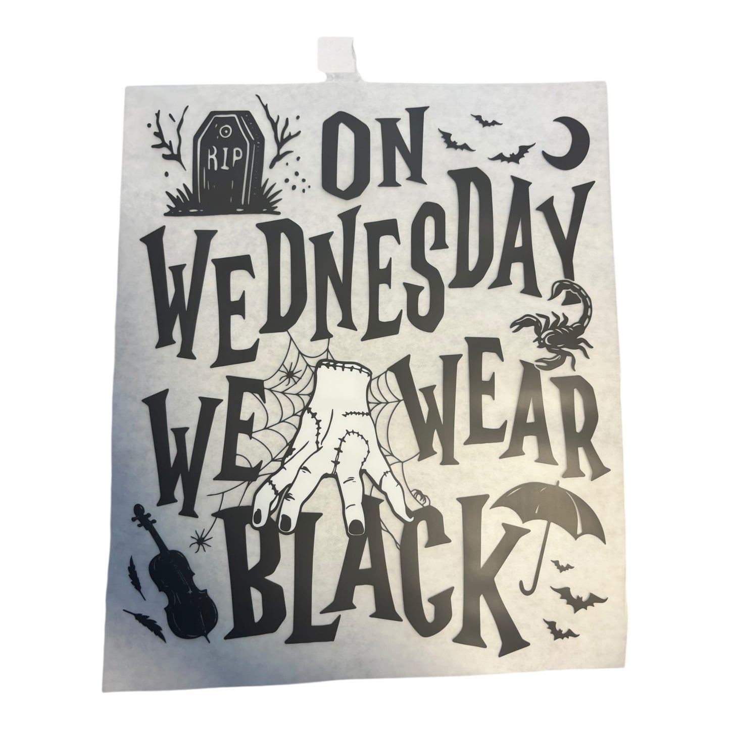 Wednesday DTF Image