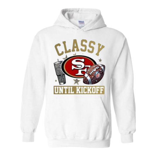 Classy Before Kickoff Football Unisex Hoodie