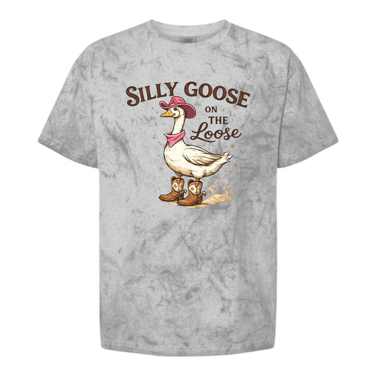Silly Goose on The Loose Color Blast Comfort Colors Tee