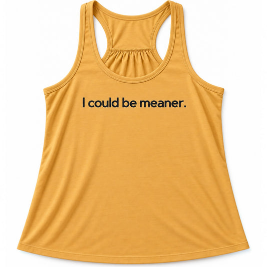 Ladies Scrunch Back Tank