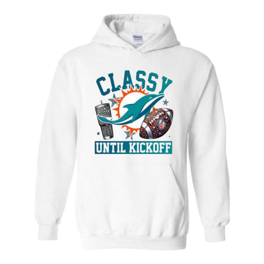 Classy Before Kickoff Football Unisex Hoodie