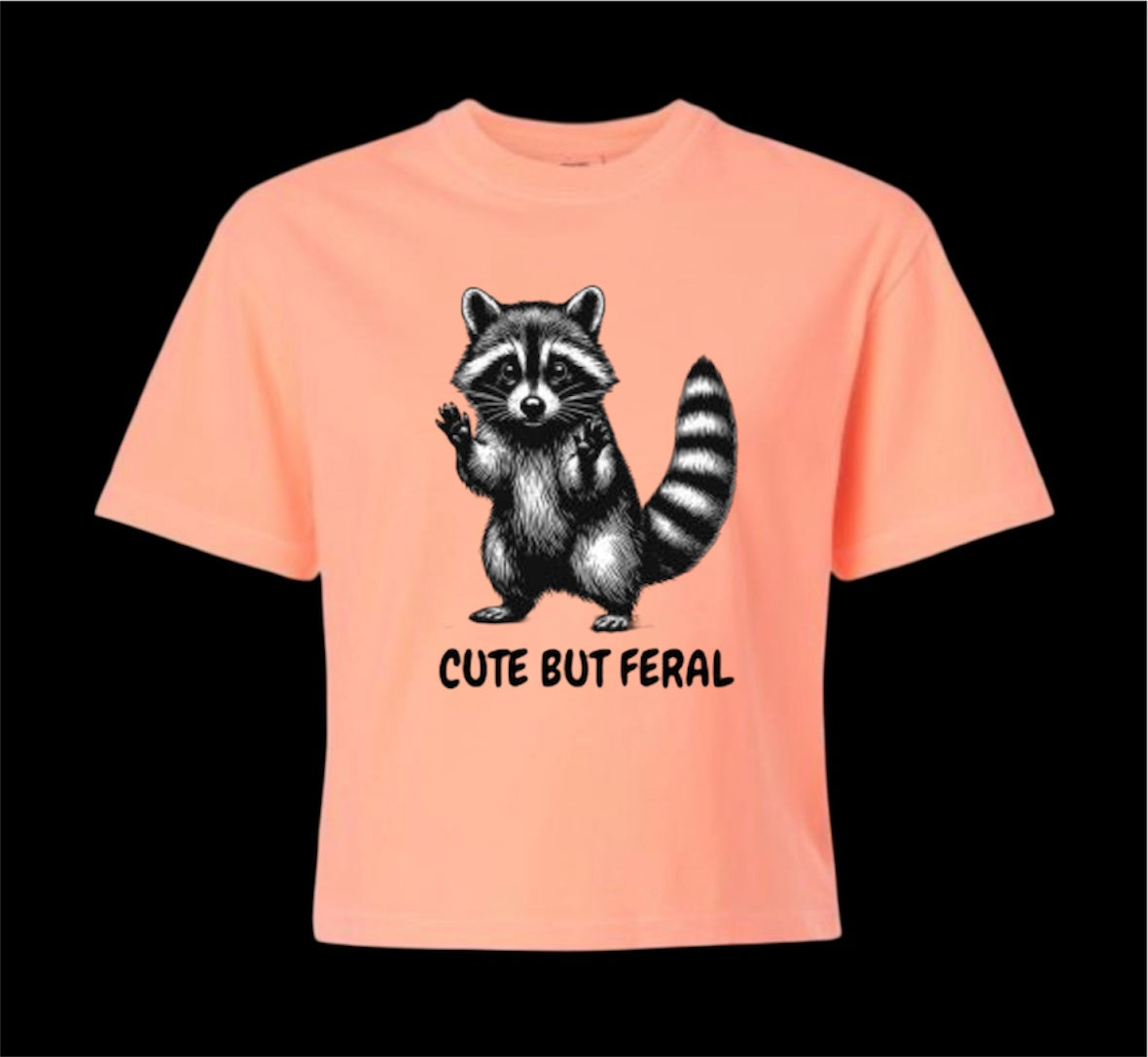 Cute But Feral Comfort Colors Tee