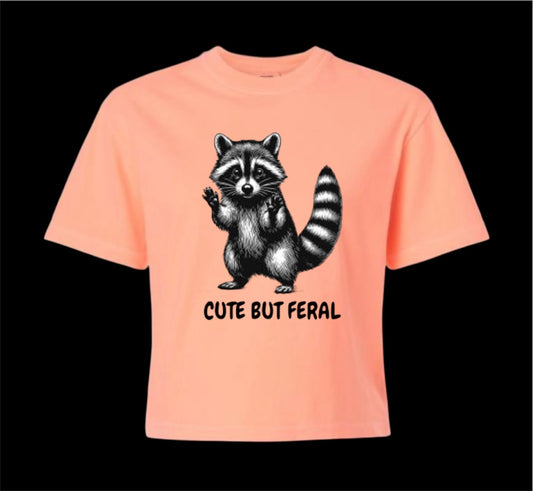 Cute But Feral Comfort Colors Tee