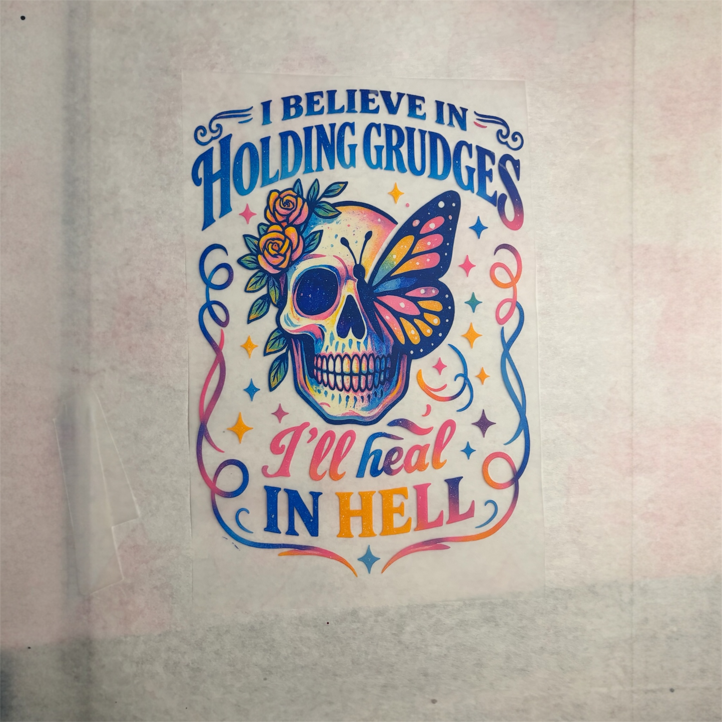 Holding Grudges DTF Print