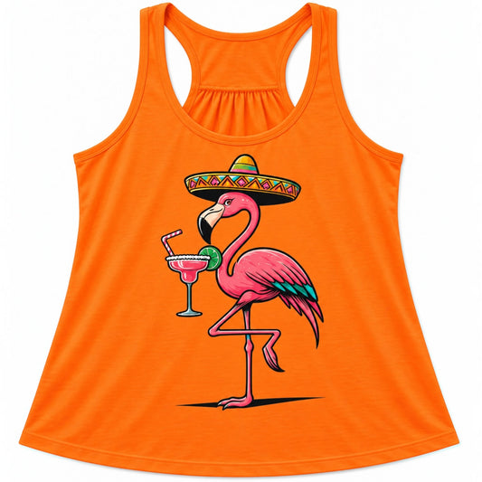 Ladies Neon Scrunch Back Tank