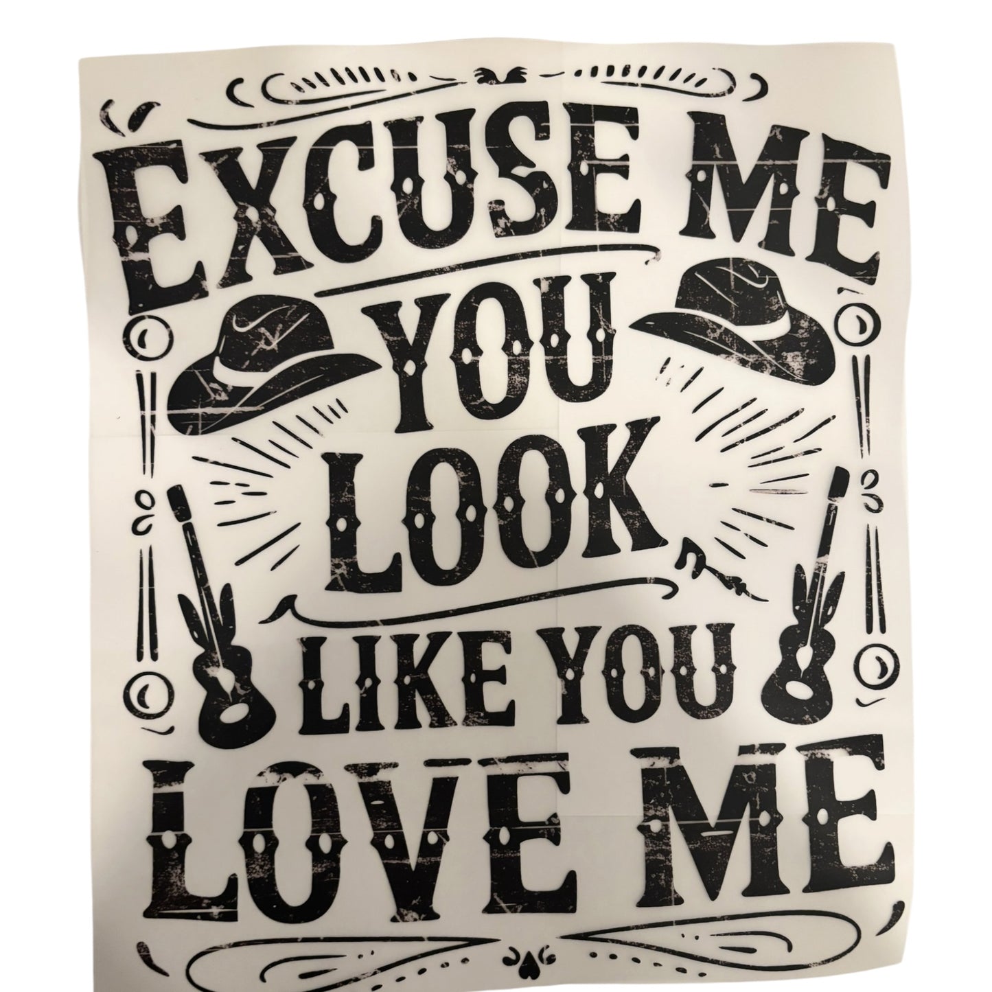 #120 You look like you love me Print
