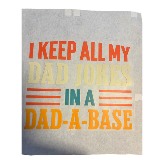Dad Jokes DTF Print