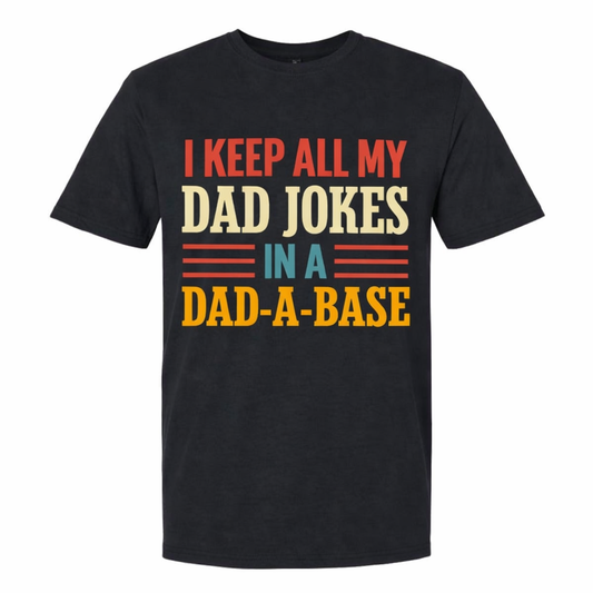Dad Jokes Soft Style Tshirt
