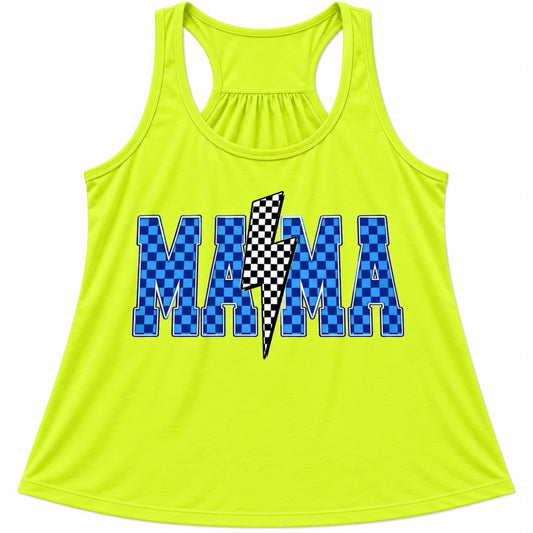 Ladies Neon Scrunch Back Tank
