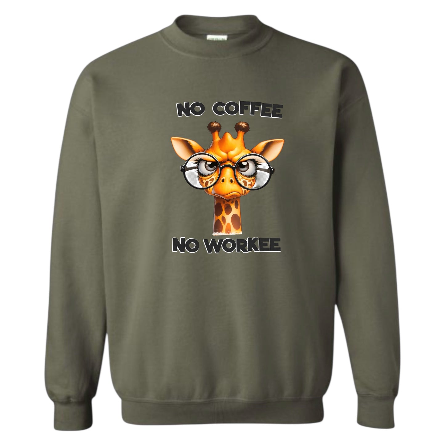 No Coffee No Workee Crewneck