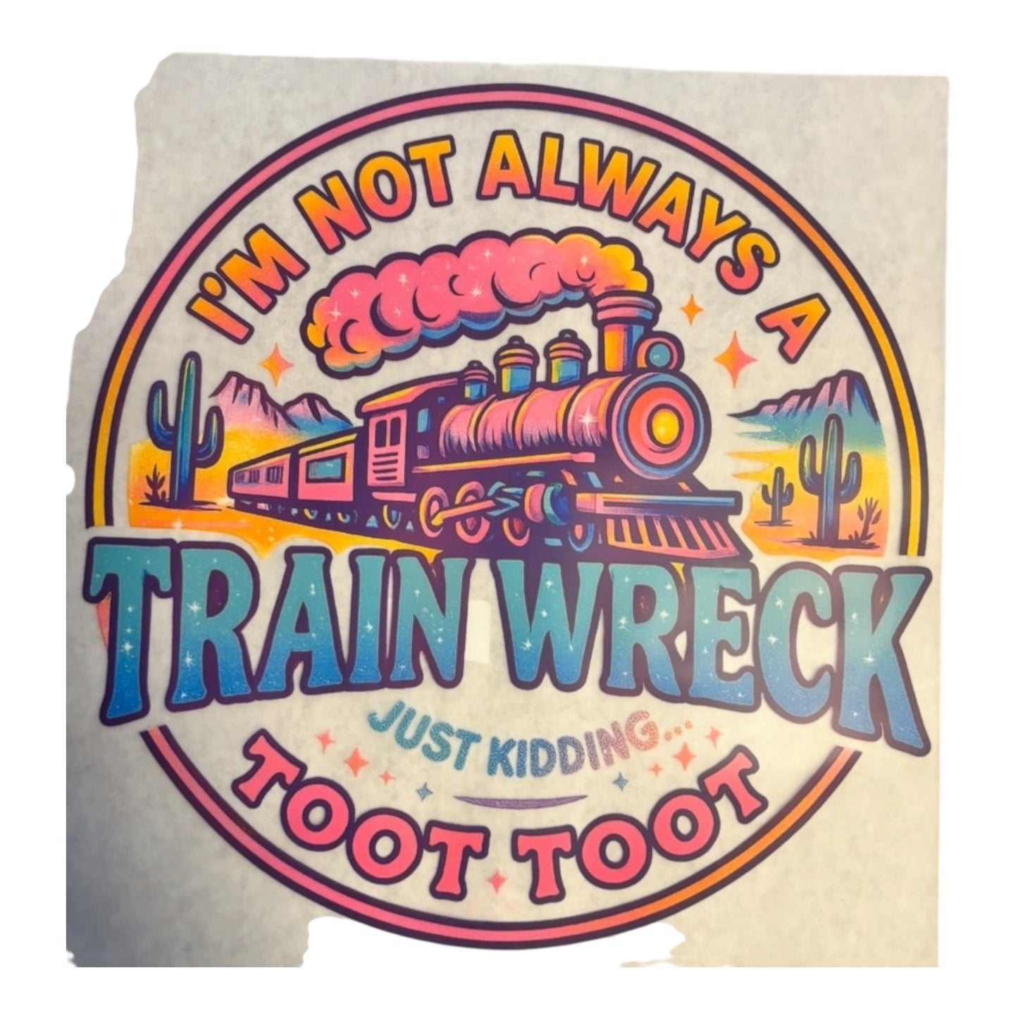 Trainwreak DTF Image