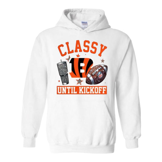 Classy Before Kickoff Football Unisex Hoodie