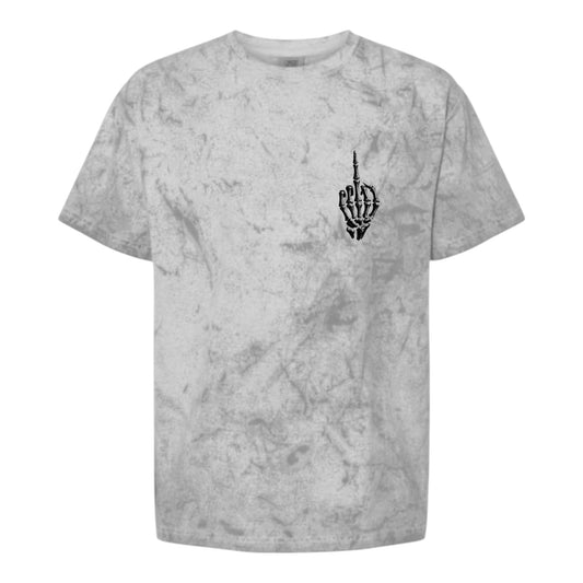 Middle Finger Chest Image Color Blast Comfort Colors Tee