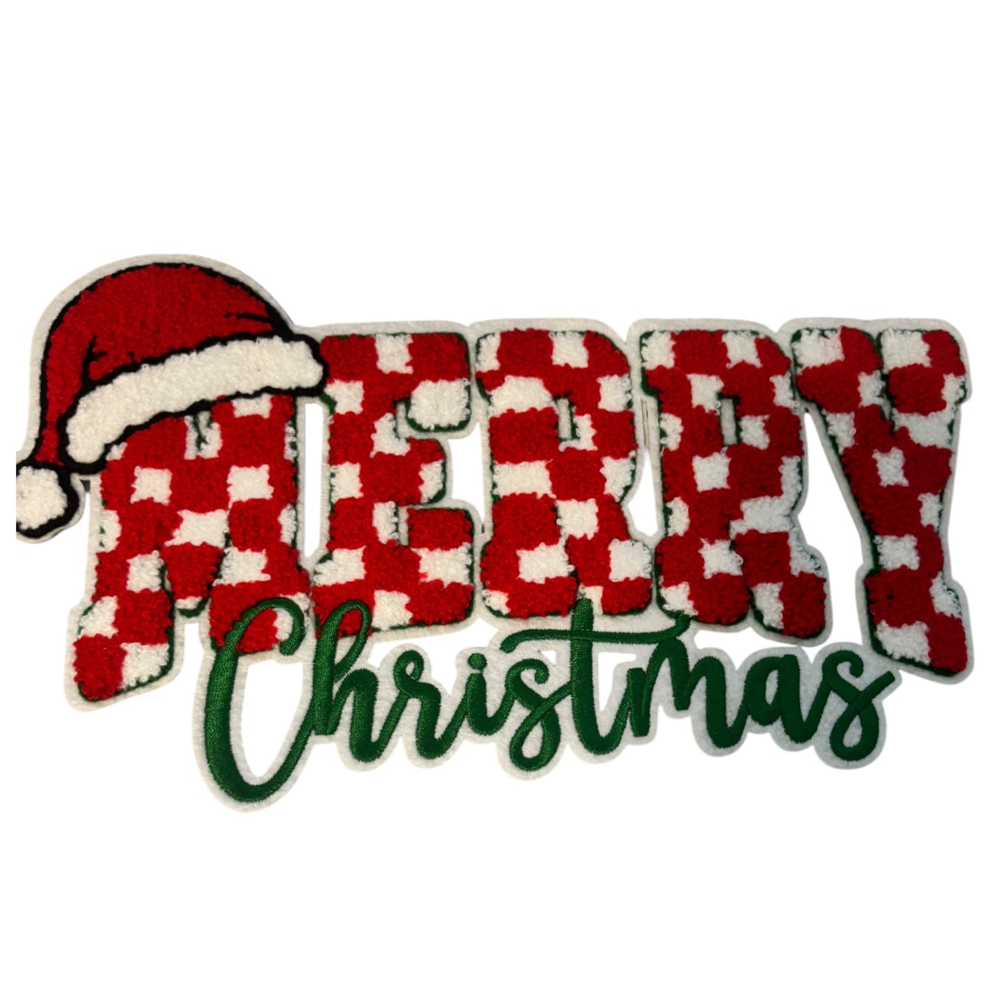 Item #125 LARGE Chenille Fuzzy Patch
