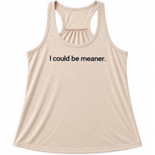 Ladies Scrunch Back Tank