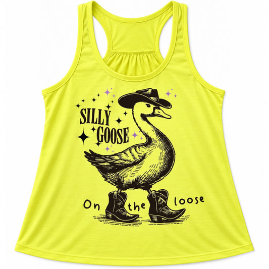 Ladies Neon Scrunch Back Tank