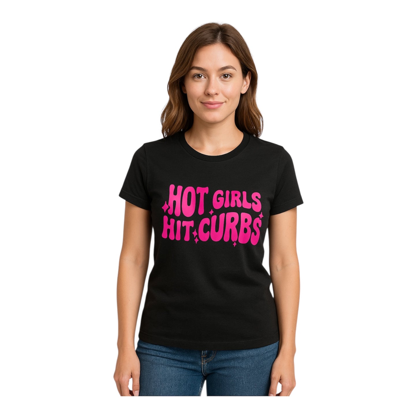 Hot Girls Hit Curbs T-Shirt