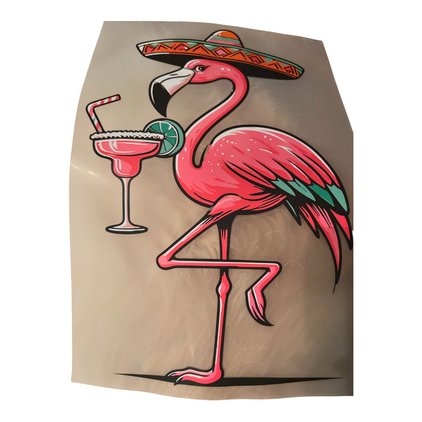 #53 Flamingo Print